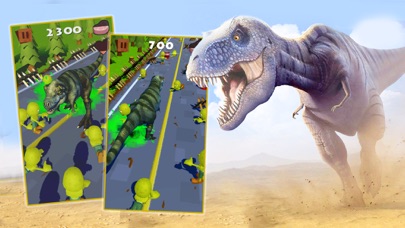 Dinosaur VS Zombie screenshot 1