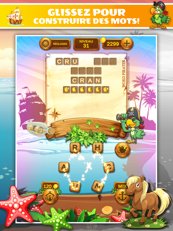 Screenshot #4 pour Mot Pirates - Jeu De Mots