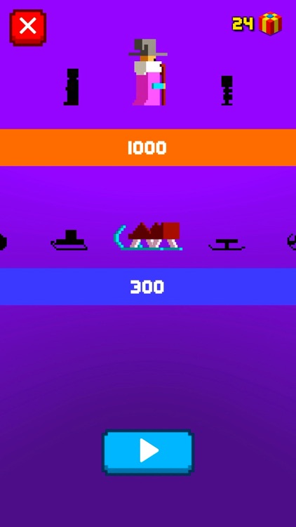 Santa Ski: Collect Gift