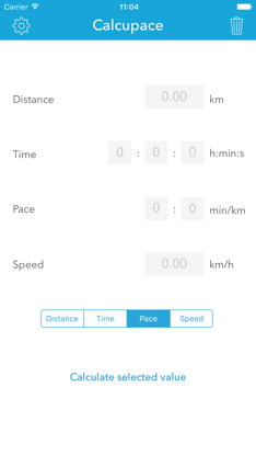 Calcupace screenshot 1