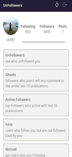 iphone screenshots - instagram unfollow who dont follow me back