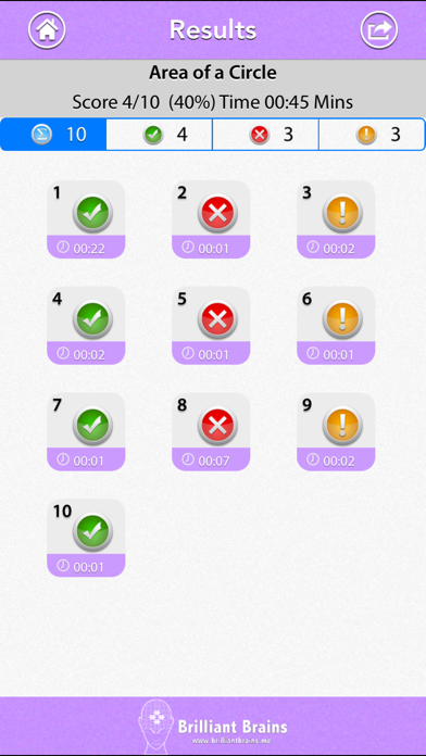 Geometry Review - GRE® Screenshot