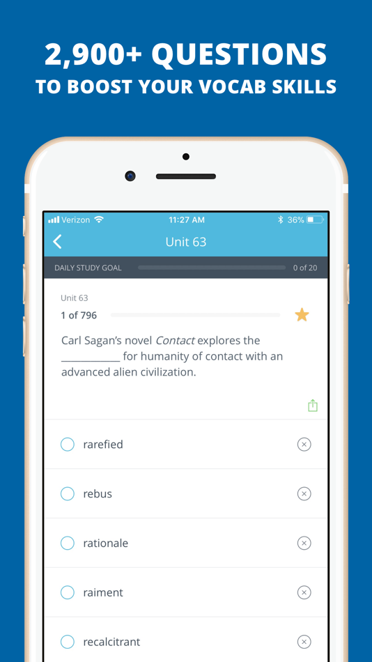 #1. GRE Vocabulary Flashcards Prep (iOS) 由: Higher Learning Technologies