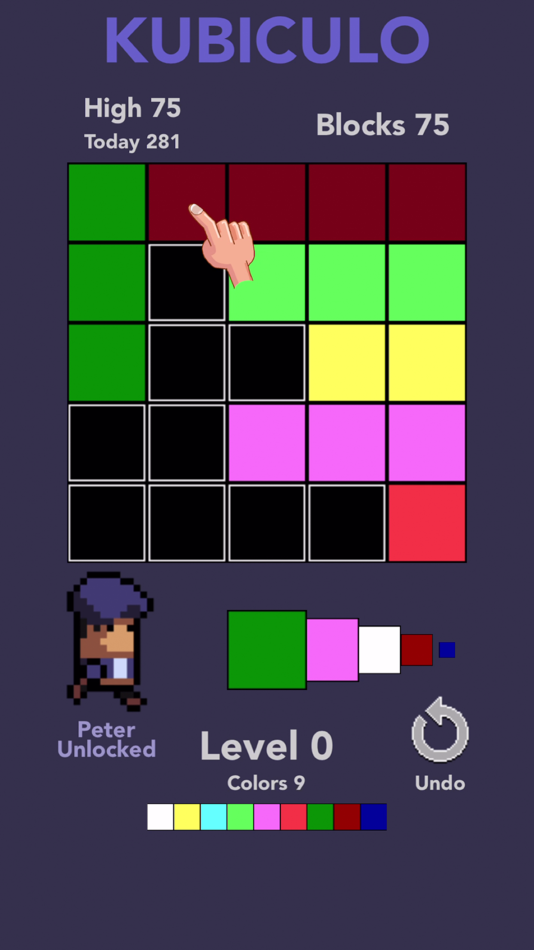 #3. Kubiculo - block puzzle games (iOS) By: David Herrera Solas