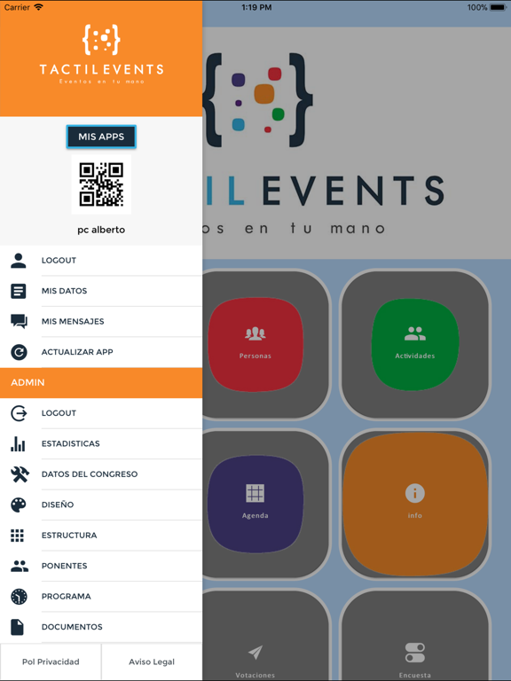 Screenshot #5 pour TactilEvents