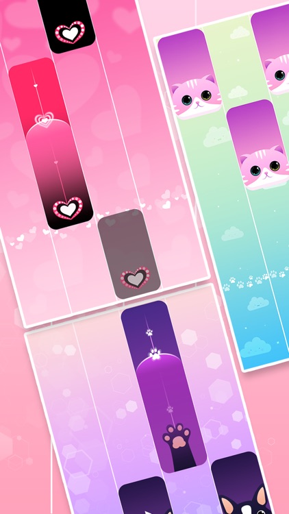Pink Tiles: Piano Game