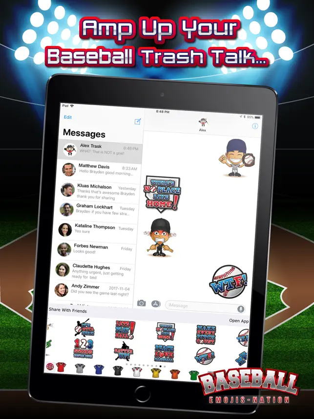 Baseball Emojis Nation, game for IOS