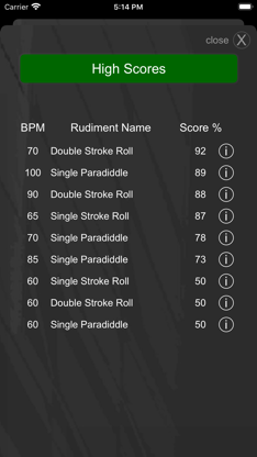 Drummer ITP - Rudiment Trainer screenshot 6