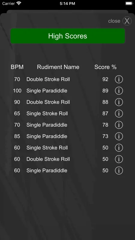 Drummer ITP - Rudiment Trainer screenshot 6 of 9