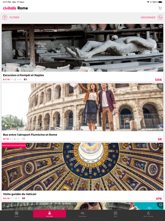 Screenshot #5 pour Guide de Rome Civitatis