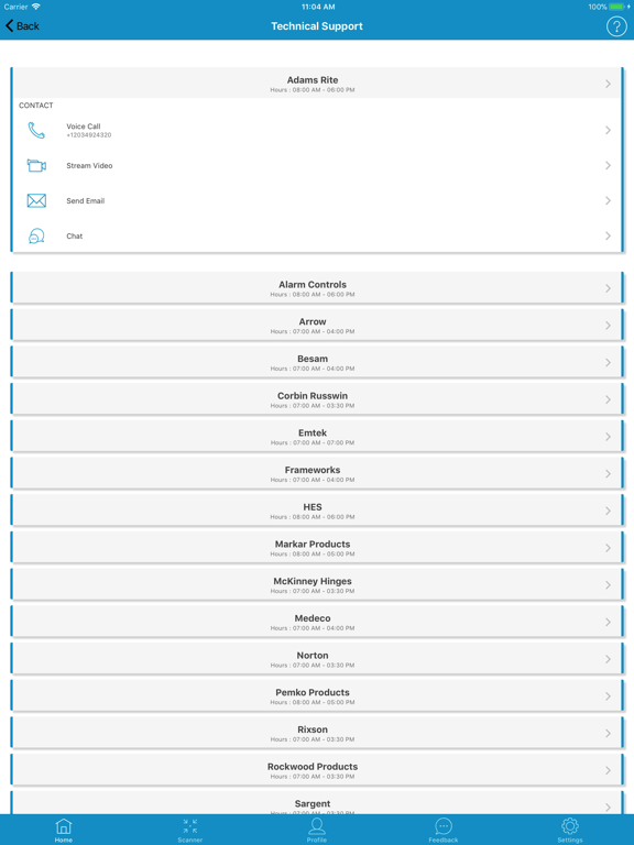 ASSA ABLOY Customer Support iPad screenshot 6 - Business app
