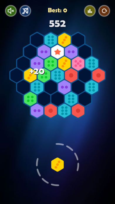 Screenshot #3 pour Hex Merge!