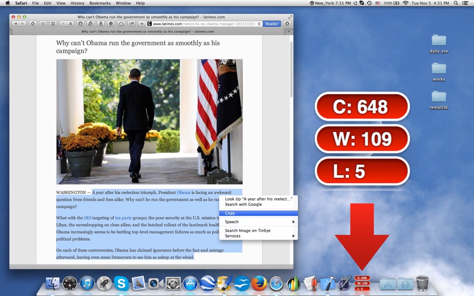 #3. Word Count Icon (macOS) Podle: Jiulong Zhao