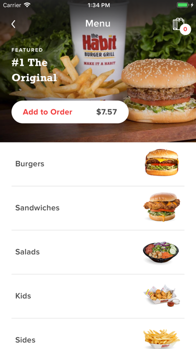 The Habit Burger Grill Screenshot