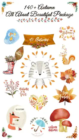Game screenshot Autumn Love - Greetings Pack mod apk