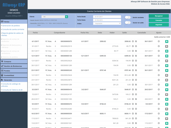 Screenshot #6 pour Allways ERP