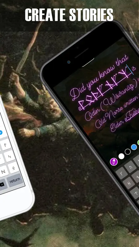 Runes Keyboard: Nordic Futhark screenshot 2 of 4