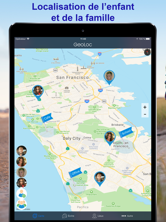 Screenshot #4 pour GeoLoc - Traqueur GPS Famille