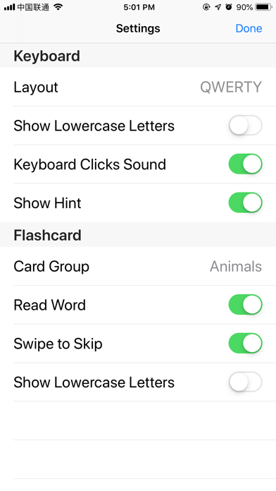 App screenshot