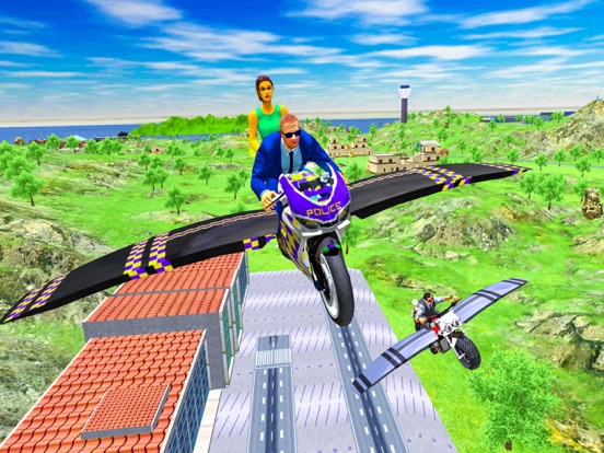Flying Motorbike Real Sim 3Dのおすすめ画像6