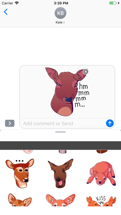 Mem deers stickers pack
