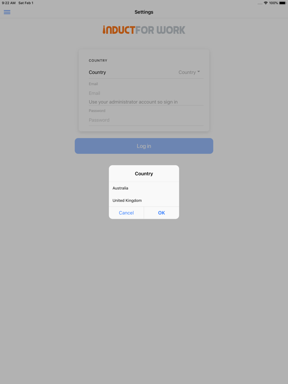 Screenshot #4 pour Online Induction Sign In kiosk
