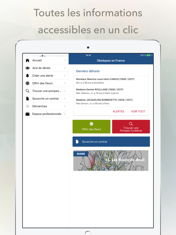 Screenshot #4 pour Obsèques en France