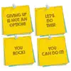 Encouraging Sticky Notes contact information