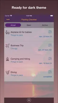 Travel Packing Checklists iphone bilder 1