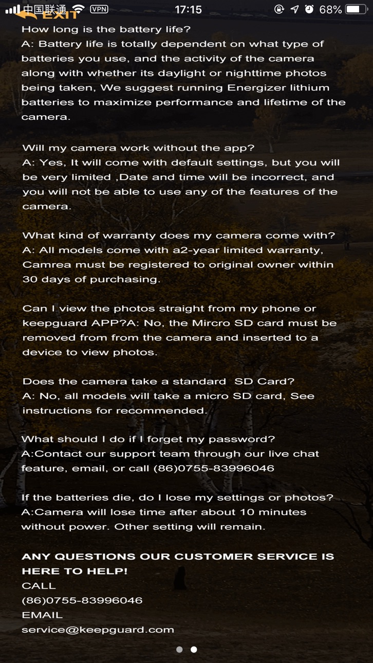 iPhone screenshot