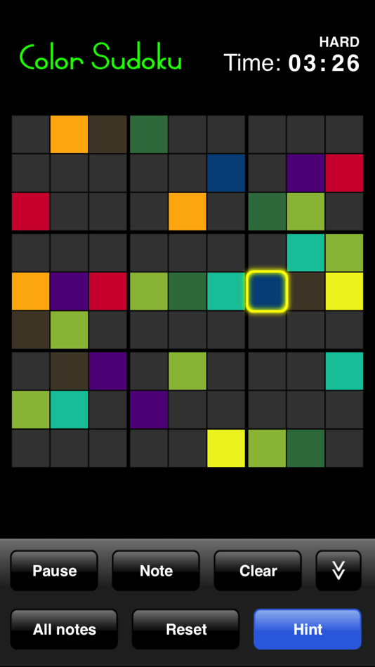 #4. Color Sudoku (iOS) Podle: Mighty Mighty Good Games