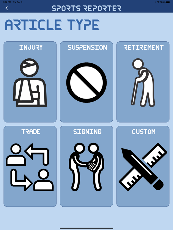 Sports Reporter iPad screenshot 5 - News app