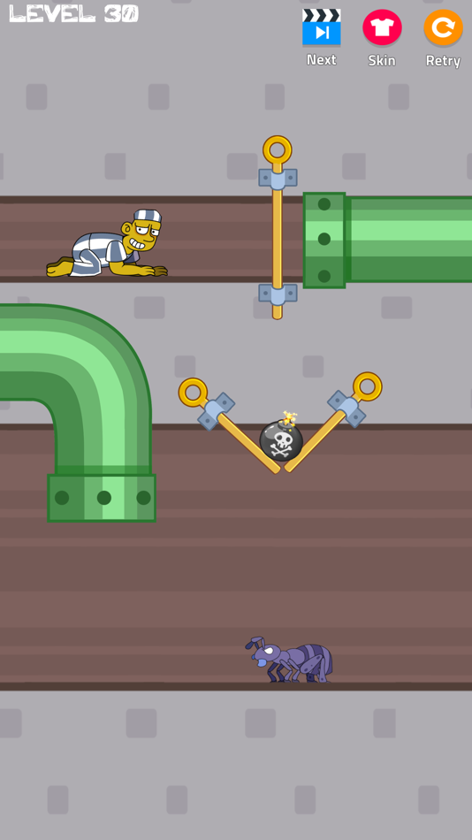 #5. Prison Escape: Pull Pin Puzzle (iOS) By: OVIVO Games