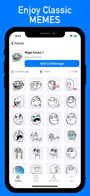 Meme Sticker Collection on the App Store