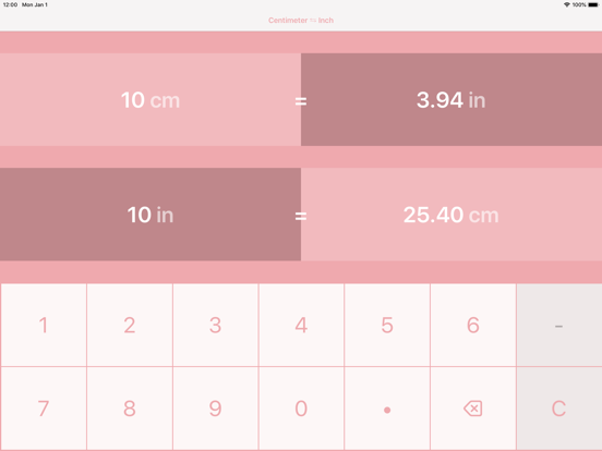 Centimeters naar Inches iPad app afbeelding 5