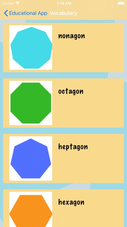 Learn English Geometric Shapes