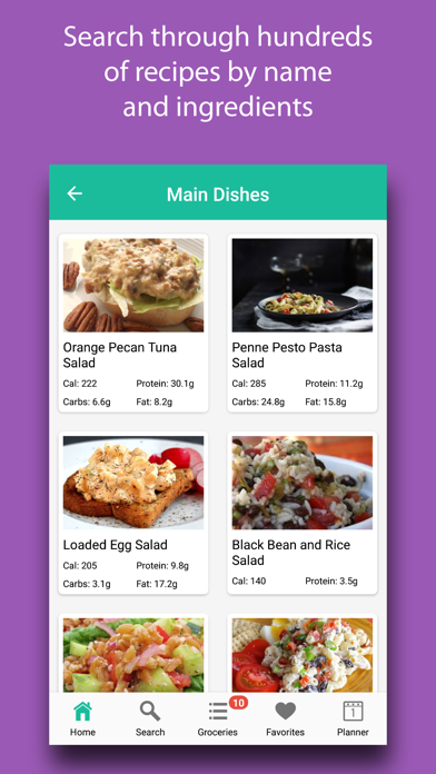 Salad Recipes & Meal Plans Screenshot