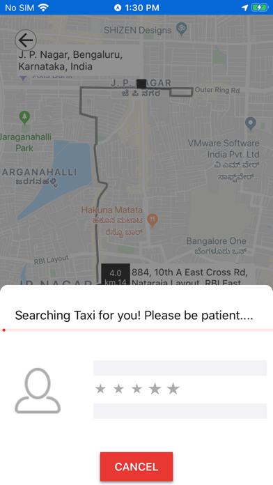 Taximandu User Screenshot