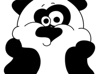 Panda Bear Sticker Collection
