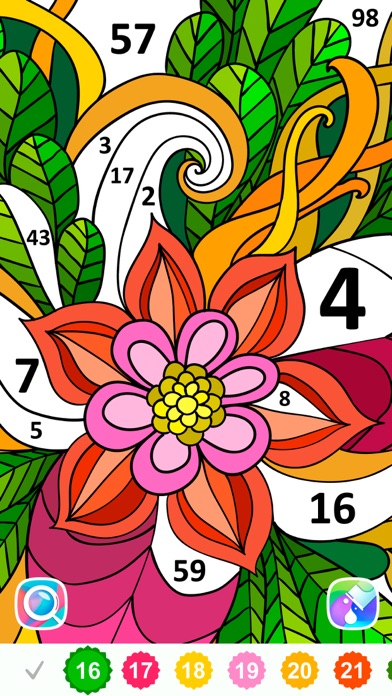 Screenshot #3 pour Coloriage par numéro: Line Art