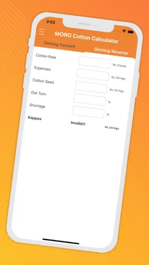 MORO Cotton Calculator screenshot 4