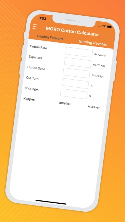 MORO Cotton Calculator screenshot-3