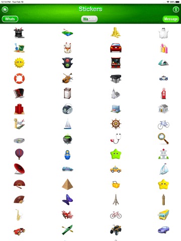 3D Stickers Messages, WeChatのおすすめ画像1