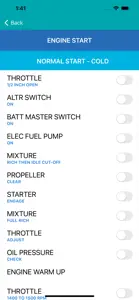 Piper PA-28 Checklists screenshot #4 for iPhone