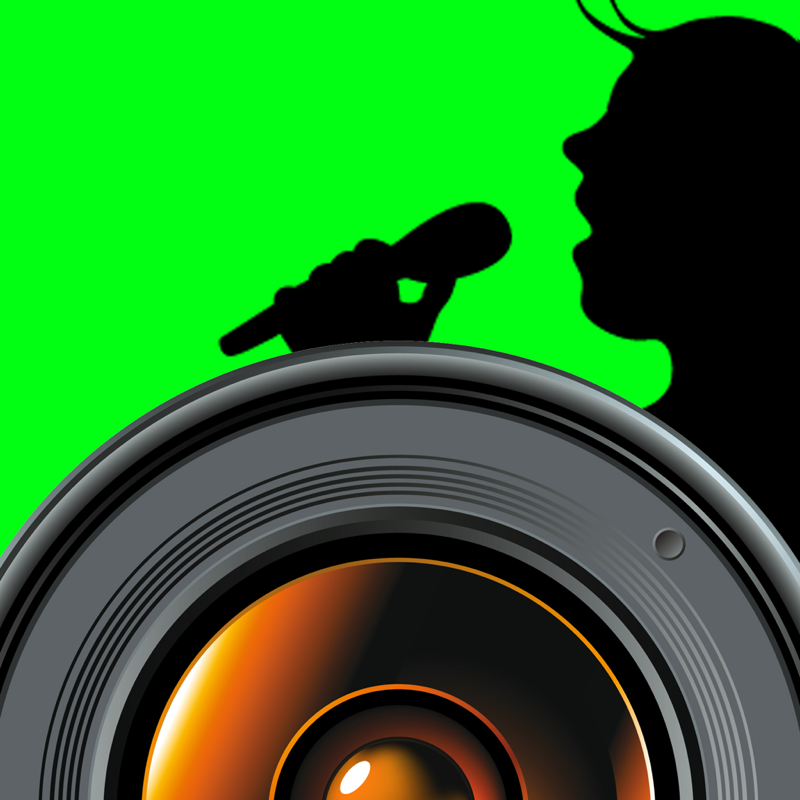 Greenscreen Live Videoaufnahme