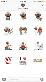 dennis graham™ - moji stickers iphone screenshot 3