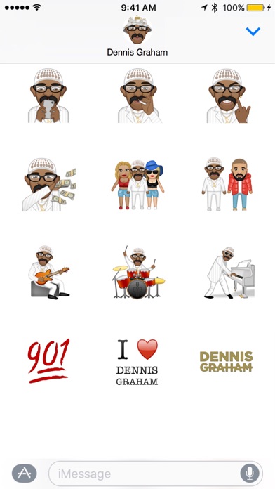 Screenshot #3 pour Dennis Graham™ - Moji Stickers