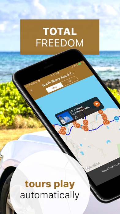 Kauai GPS Audio Tour Guide Screenshot