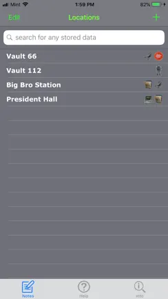 Location notes for Fallout iPhone image 1