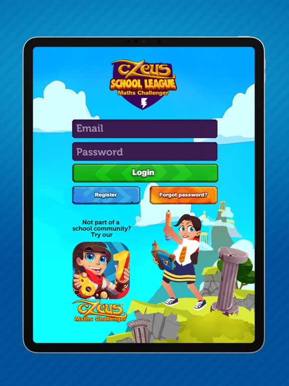 cZeus School League iPad screenshot
